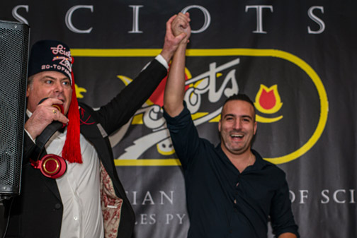 Winner of arm wrestling round
