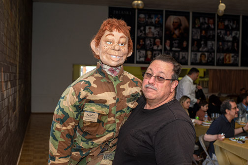 dummy doll and Freddy Bon