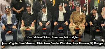 Rite Wor. Sean Metroka gets initiated a Sciot in L.A.l