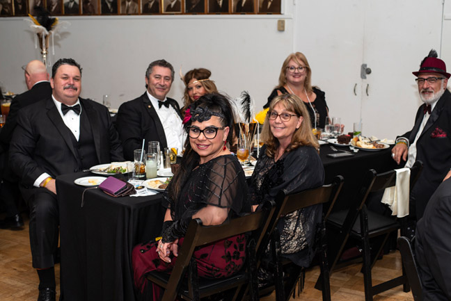 the Selix table in the banquet hall